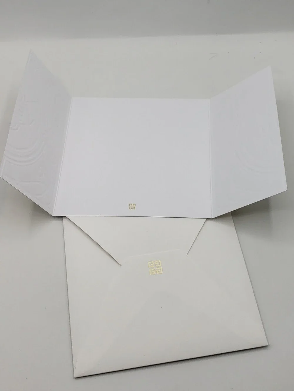 Givenchy Gold White Gift Bag And Card
